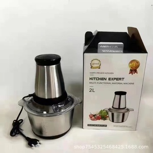 Picadora de carne multifuncional de acero inoxidable para cocina, para alimentos de bebé, cebolla y frutas. - Product Image 5