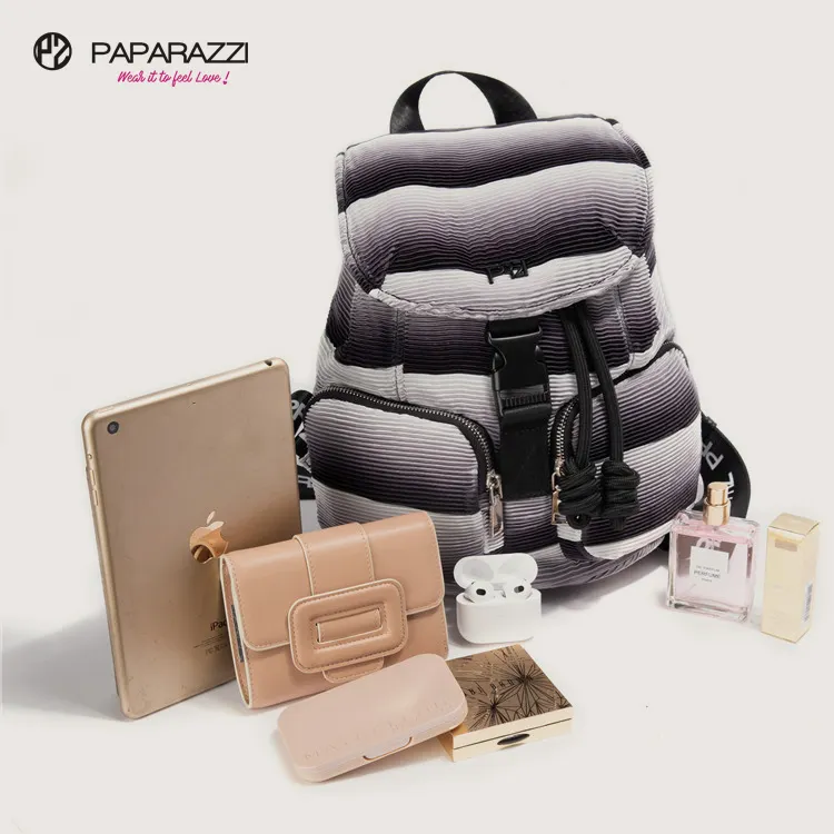 Paparazzi Ecofriendly ZB544 방수 나일론 한국 남성 여성 패션 매일 핸드백 배낭 가방