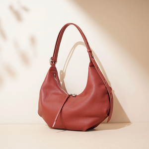 Bolso de Hombro de Cuero Genuino para Mujer, Estilo Clásico Retro, para Uso Diario y Traslados, 2026 - Product Image 4