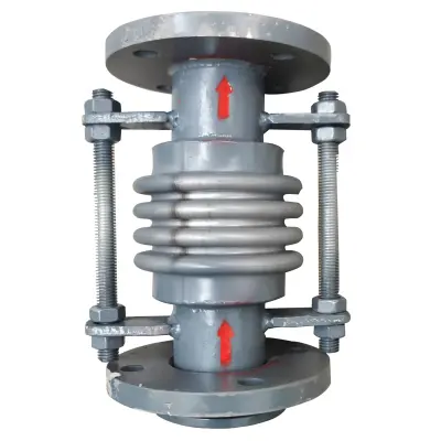 Metallic Corrugated Compensators Coupling Flangeaxial Flexible Stainless Steel Tie Rod Bellow Metal Expansion Joint