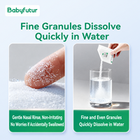 Nasal Rinse Salt for Nasal Irrigator Physiological Saline Sinus Rinse Mix for Home Nasal Cleaning Kids and Adults Allergy Relief