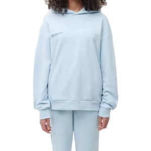 Blue <b>Men's</b> Hot Selling <b>Hoodie</b> <b>Thick</b> Heavy Cotton Unisex Sweatshirt Embroidery logo <b>Men</b> Oversize Hip-hop Street <b>Hoodie</b> - Product Image 2