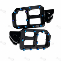 Repose-pieds de moto en aluminium CNC à plateforme large, clous antidérapants anodisés, compatibles OEM avec la moto électrique Sur-Ron Light Bee MX