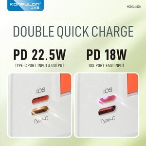 Konfulon <span class=keywords><strong>2024</strong></span> nuovo prodotto Power Bank 30000mAh, 22.5W portatile caricabatteria veloce ricarica USB tipo C compatibile - Product Image 5