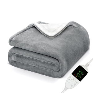 Couverture chauffante électrique en flanelle épaisse ménage double <span class=keywords><strong>personne</strong></span> température constante chauffage couverture électrique chronométrée - Product Image 6