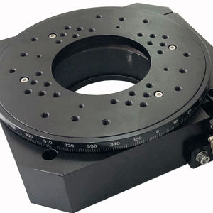 Plataforma Giratoria Motorizada LDTDH-200WS de 200 mm, Carga de 80 kg, Apertura <span class=keywords><strong>Central</strong></span> de 60 mm, Metal, Relación de Transmisión 180:1, 220 V para Óptica - Product Image 1