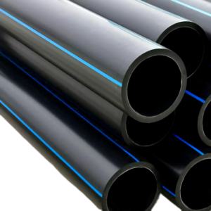 Tubes en plastique d'approvisionnement en eau standard ISO PE100 haute densité de tuyau HDPE de polyéthylène HDPE de grand diamètre durable à haute pression - Product Image 2