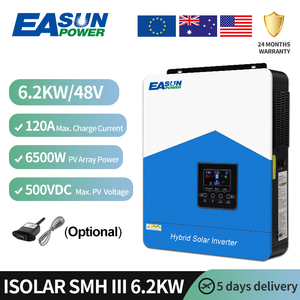 Easun điện 6.2kW 6.2kva 24V Tần số thấp năng lượng mặt trời biến tần với được xây dựng trong MPPT sạc điều khiển lai cho sử dụng nhà - Product Image 3