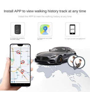 Localizador de Carro à Prova d'Água de Plástico Sem Instalação para Animais de Estimação, Crianças e Idosos, Sucção Magnética Forte, Antiperda, Posicionamento Preciso - Product Image 3