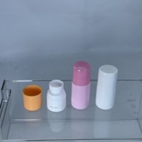 Rechargeable 30ml 60ml PP Couvercle Rond En Plastique Couvercle Plat Déodorant Tube En Plastique Vide Rouleau sur Bouteille Cosmétique