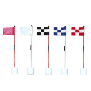 Ensemble de drapeaux de golf en plastique de 4 pouces avec tige détachable pour la pratique du putting - Product Image 4