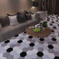 Carreaux muraux en céramique de Foshan 2022, nouveau design, motif hexagonal, carrelage en porcelaine 115*200*230mm pour sol et mur de restaurant