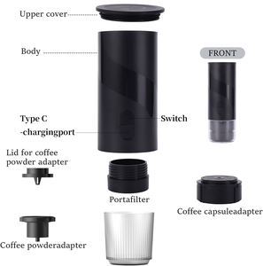 Machine à expresso électrique portable, cafetière de voyage pour le camping, cafetière de voiture auto-chauffante avec USB-C - Product Image 2