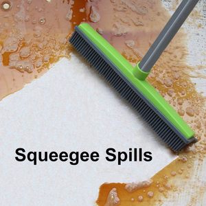 Adjustable Rubber Pet Hair Removal Broom Brush Dust <b>Scraper</b> Carpet Sweeper Wash Mop Telescopic <b>Window</b> Car Floor Cleaner - Product Image 2