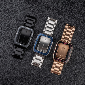 สายนาฬิกาข้อมืออัจฉริยะ BEEFLYPOWER สแตนเลสสตีล พร้อมตัวเรือน สำหรับ <span class=keywords><strong>Apple</strong></span> Iwatch 7 40 44 มม. - Product Image 1