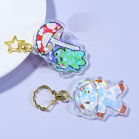 Fabricant chinois OEM ODM porte-clés en plastique transparent clair porte-clés acrylique personnalisé porte-clés accessoires en plastique porte-clés