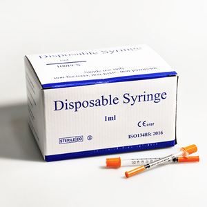 Siringa per Insulina da Laboratorio 0.3ml 0.5ml 1ml 29G 30G 31G 32G 100U con Tappo Viola - Product Image 4