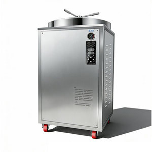 Esterilizador Vertical de Vapor de Acero Inoxidable de 200L, Autoclave Digital para la Industria Alimentaria, Procesamiento de Bolsas de Sustrato para Hongos - Product Image 1
