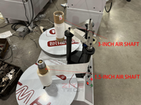 Machine à rembobiner les rouleaux de papier adhésif R-450 avec compteur et contrôleur de tension