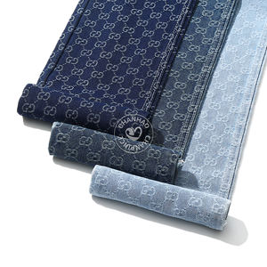 <span class=keywords><strong>Tessuto</strong></span> Denim Jacquard con Alfabeto GG, 80% Cotone, Blu, per <span class=keywords><strong>Jeans</strong></span>, 10.5 Oz, Alta Qualità, Vendita all'Ingrosso - Product Image 6