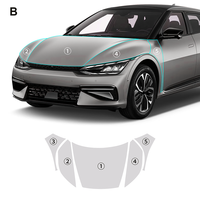 Film de protection transparent TPU 7.5 de haute qualité, prédécoupé pour KIA EV6 GT-Line 2022 2023, vente en gros transfrontalière
