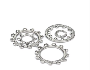 Lubyindustries Rondella di Bloccaggio Antiscivolo in Acciaio Inox 304 con Denti Esterni e Interni GB862.1 DIN6797A M3-M24 - Product Image 5