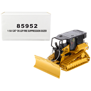 DCD CAT Caterpillar D5 LGP Diecast modello 1/50 scala tipo cingolato trattore fuoco apripista giallo operatore giocattoli "alta linea" Diecast