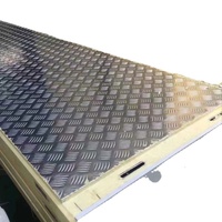 Panneaux isolants en PU de 200 mm en acier galvanisé avec verrous à came pour chambre froide/congélateur