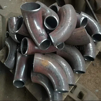 Coude en acier au carbone ASTM A234 WPB ASME B16.9 90 degrés LR Sch40 pour connexion de pipeline pétrolier et gazier