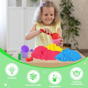 Nhà Máy Bán buôn trẻ em tùy chỉnh khay cát tự làm cảm giác trẻ em chơi Xây Dựng Bộ cát ma thuật - Product Image 5