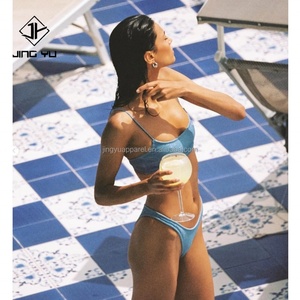 Custom 2 Piece Bikinis Bling Sequin Swimwear Manufacturing Customized Swimsuits Shiny Recycled Womens Swimwear Bikinis - Product Image 2