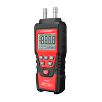 Manómetro Digital Diferencial Portátil HABOTEST HT636, Medidor de Presión de Aire, Detector de Flujo de Aire, Protección IP55, 0.2%, 1 Año de Garantía
