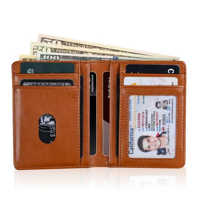 Wallet Credit Card Holder Smart Locator Tag Work With Apple Find My APP Bifold Wallet Tracker Mens Wallet