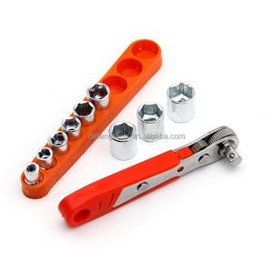 Clé à douille à tête carrée à cliquet bi-directionnelle Mini tournevis inverse avant à 36 dents outil d'entretien tourneur à Angle droit - Product Image 1