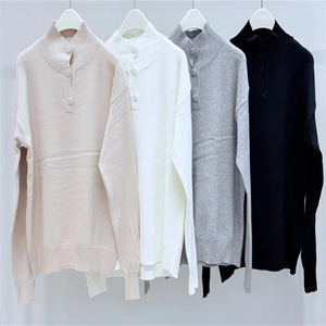 <span class=keywords><strong>Pull</strong></span>-over en tricot décontracté à <span class=keywords><strong>col</strong></span> <span class=keywords><strong>roulé</strong></span> en crochet à manches longues pour <span class=keywords><strong>femme</strong></span>, personnalisé OEM, idéal pour l'automne - Product Image 4