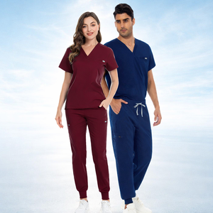 Conjuntos <span class=keywords><strong>de</strong></span> Uniformes Médicos Tipo Jogger, Ropa Médica, Servicio OEM, Uniformes Médicos para Doctores, Clínicas, Hospitales Dentales - Product Image 1