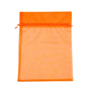 Various Colors In Stock Cheap Organza Bag Custom Logo Small Size Organza Bag For Jewelry