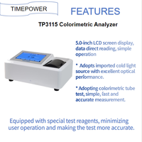TP3115 Colorimetric Analyzer Built-in Thermal Printer 1 Year Warranty for Wastewater Treatment Engineering