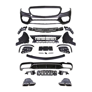 Kit Carrozzeria AMG di Alta Qualità per Classe <span class=keywords><strong>E</strong></span> W213 2016-2019, Modifiche Paraurti Anteriore <span class=keywords><strong>e</strong></span> Posteriore E63 AMG - Product Image 2