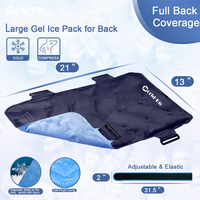 Pack de gel chaud froid multifonctionnel et réutilisable pour le dos Pack froid de glace longue durée pour les blessures