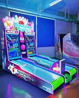 Machine de jeu d'arcade de bowling à monnayeur pour 2 joueurs, avec système de rédemption de tickets, pour centre de jeux et sports d'intérieur