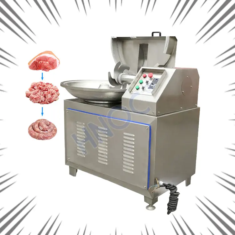 Top Quality 200 Liter Sausage Salad Chopper Heavy Duty Bowl Cutter 20L Stainless Steel Meat And Vegetable