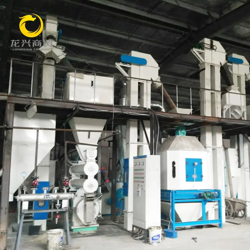 Animal feed chicken cattle pig shrimp food processing machines price/poultry animal barley feed granulator mill plant