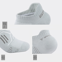 Chaussettes de sport de compression personnalisées par le fabricant, antidérapantes, pour le football et la course à pied, respirantes et absorbant l'humidité