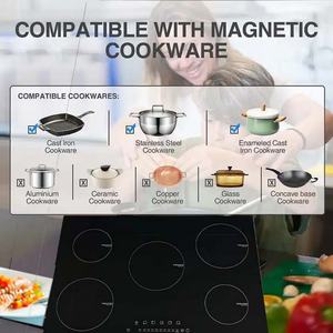 Table de cuisson à induction 5 zones avec design Hob, 5 brûleurs, certifiée CE - Product Image 2