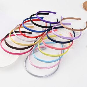 Hot DIY Satin Ribbon Hairband Custom Logo <b>Headbands</b> for Women - Product Image 1