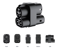 Nouveau 200KW JCCTC Combo CCS1 à CCS2 adaptateur de prise 200amp AC DC EV connecteur pour véhicules électriques européens rénovation/mise à niveau