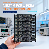 Personnalisation de PCBA, service d'assemblage de circuits imprimés clé en main, fabrication OEM ODM SMT, prototypage et approvisionnement en composants, usine de Shenzhen