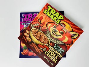 Sac en plastique laminé en feuille 3,5g 14g 28g Mat Anti-odeur Sac debout Doypack Sac à fermeture éclair à l'épreuve des enfants Sac en mylar - Product Image 3