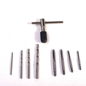 Juego de Machos y Terrajas Métricos, Llave de Macho Manual para Herramientas de Ferretería, Herramientas de Roscado Combinadas de Acero con Recubrimiento de Titanio - Product Image 1